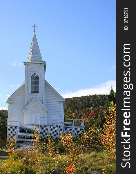 Catholic Church in Woddy Point Bonne Bay Newfoundland. Catholic Church in Woddy Point Bonne Bay Newfoundland.