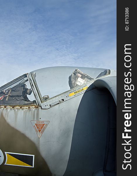 A Harrier Jump Jet at rest