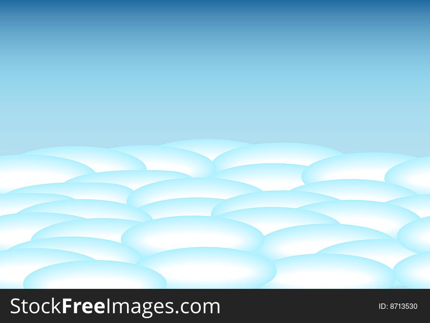 Abstract sky background. Vector illustration.