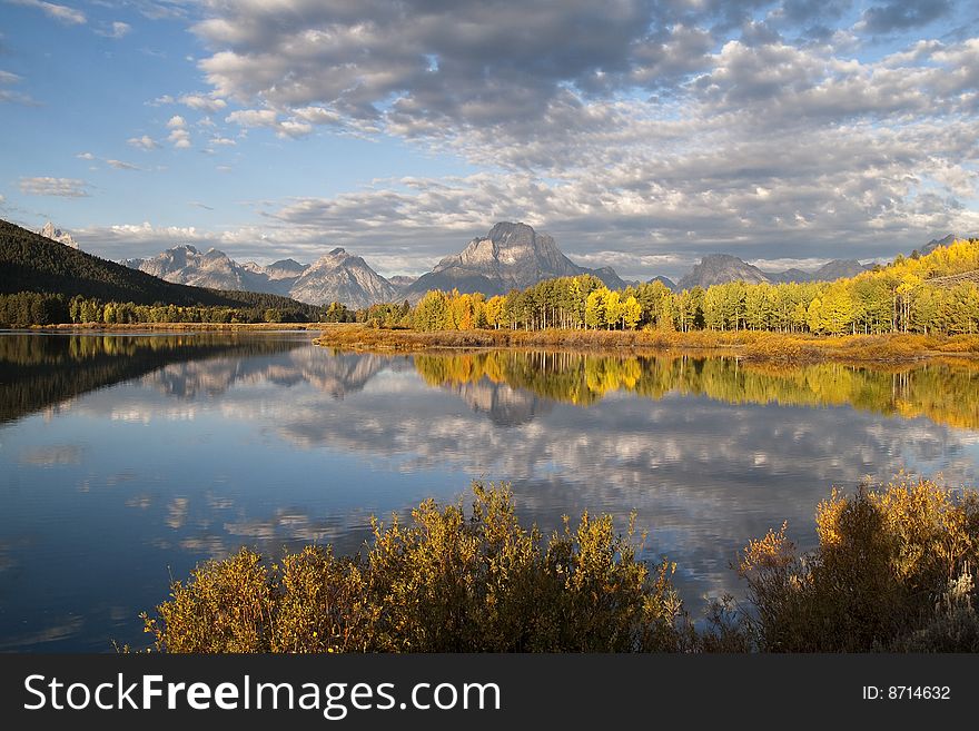 Early morning at Oxbow Bend