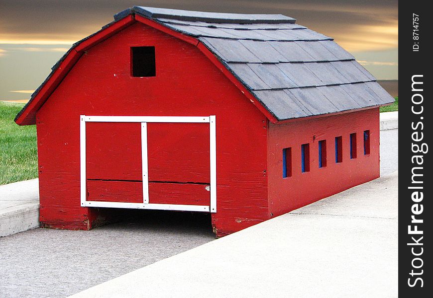 Little Red Toy Barn