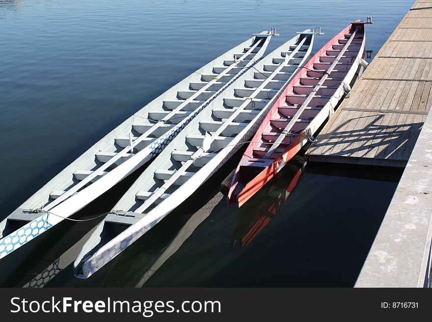 Canoes and Dock