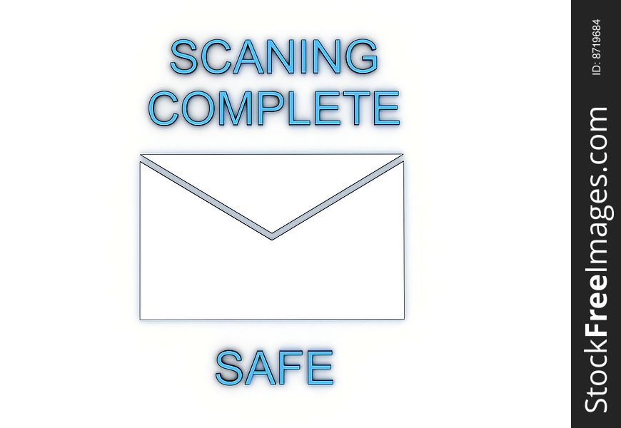 Mail scanner message after complete mail scan