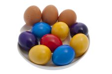 Easter, Painted Easter Eggs Royalty Free Stock Photos Easter, Painted Easter Eggs Royalty Free Stock Photos