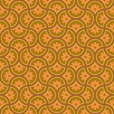 Circle And Flower Pattern Royalty Free Stock Photography Circle And Flower Pattern Royalty Free Stock Photography