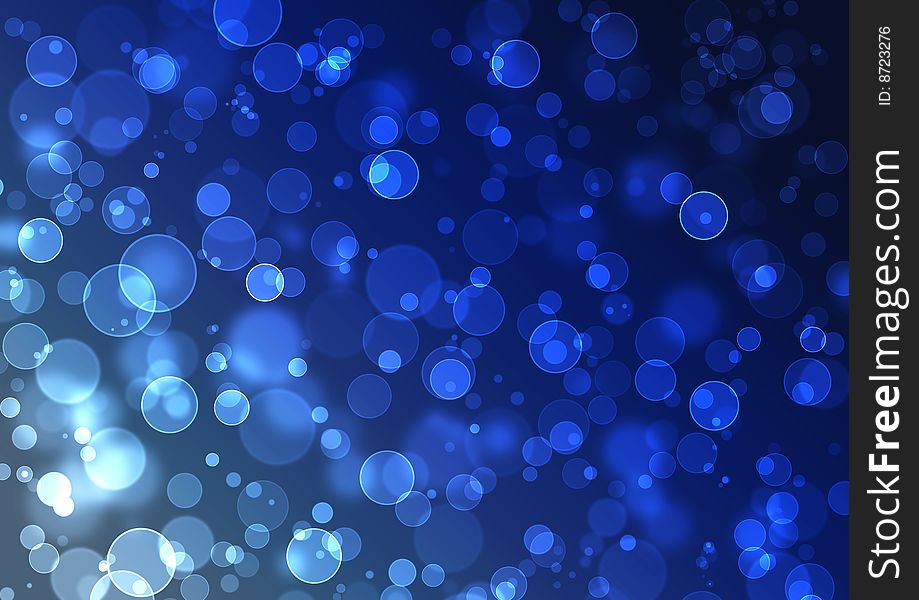 Abstract blue circle background design. Abstract blue circle background design