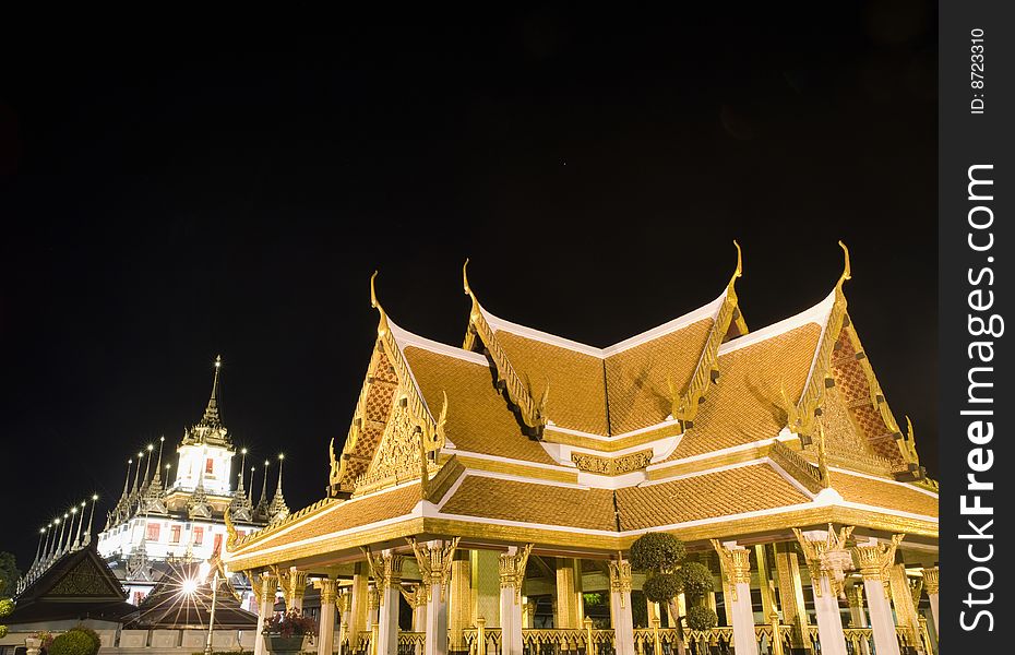 Temple church in bangkok thailand. Temple church in bangkok thailand