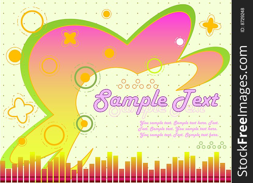 Abstract flower background. Vector illustration. Abstract flower background. Vector illustration.