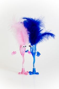 Color Puppets Stock Images