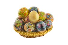 Many Easter Decorated Eggs Stock Images Many Easter Decorated Eggs Stock Images