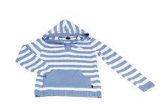 Woolen Striped Sweater On A White. Stock Images Woolen Striped Sweater On A White. Stock Images