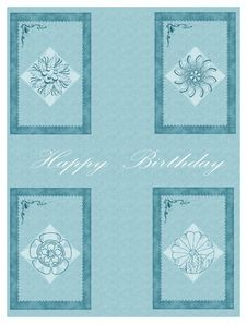 Happy Birthday Cards Royalty Free Stock Image