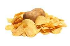 Chips Potato Royalty Free Stock Images Chips Potato Royalty Free Stock Images