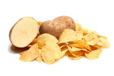 Chips Potato Royalty Free Stock Photography Chips Potato Royalty Free Stock Photography