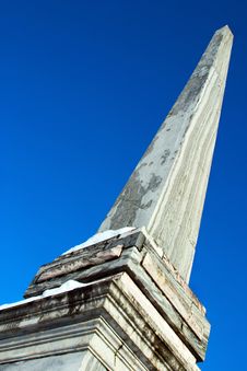 Obelisk Against Blue Sky Royalty Free Stock Image
