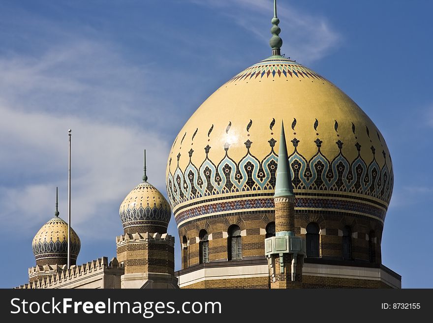 Colorful Mosque in Milwaukee, Wisconsin