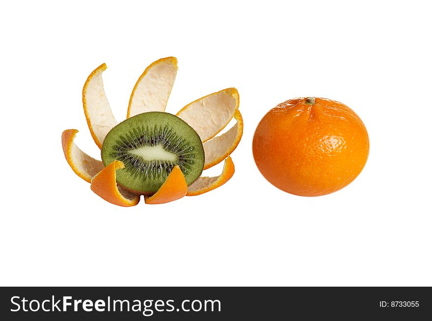 Fresh citrus isolated on a white background. Fresh citrus isolated on a white background.