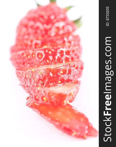 Strawberry Isolated on White