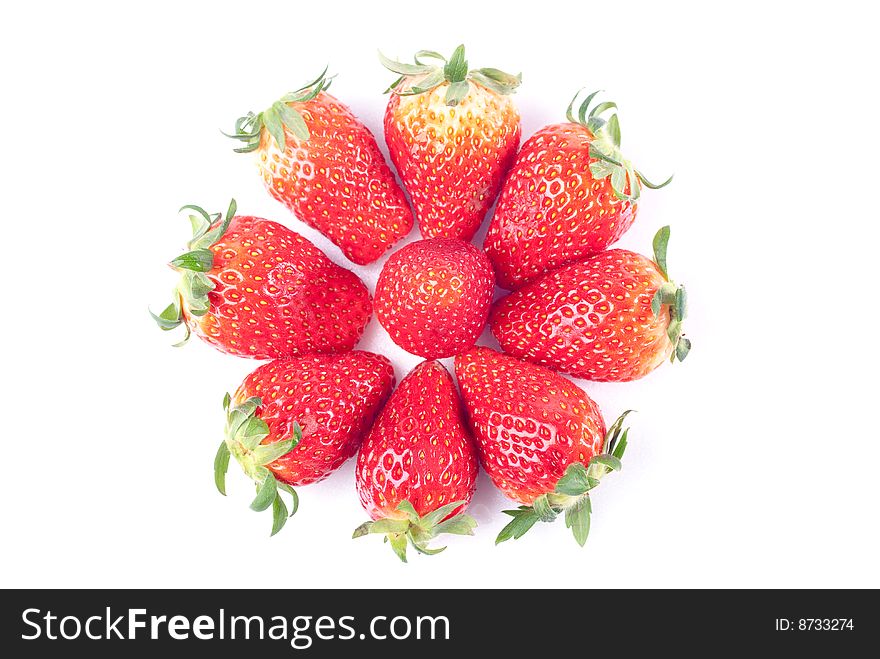 Strawberry Isolated On White