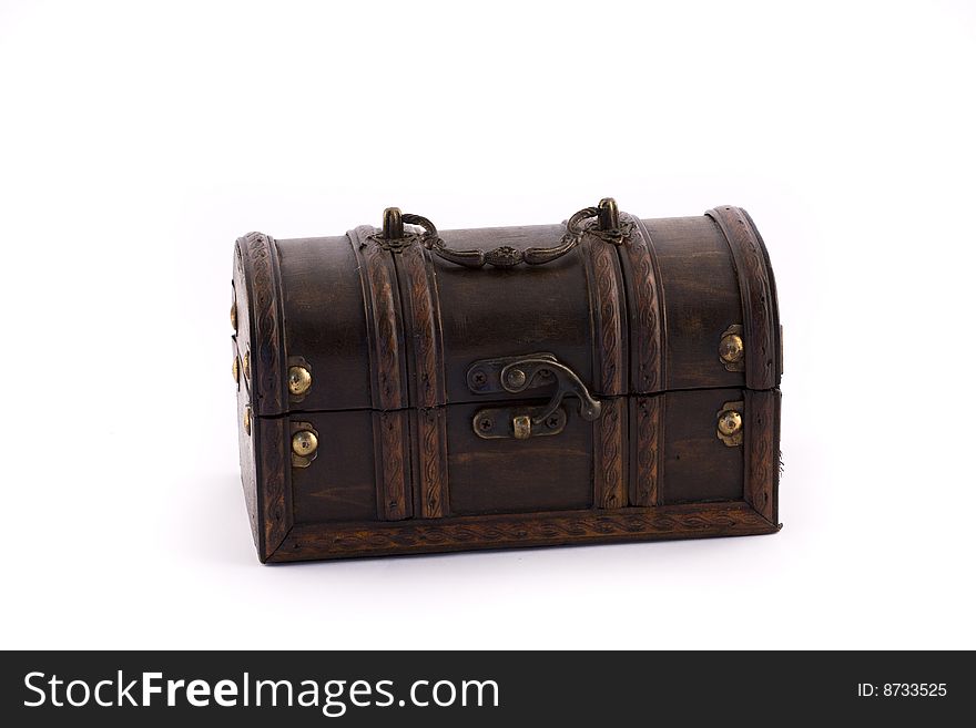 Small wooden chest, suitable for jewel or presents.
