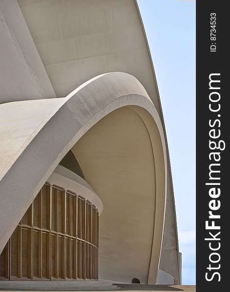 A modern piece of Greek achitecture found on the island of Tenerife. A modern piece of Greek achitecture found on the island of Tenerife