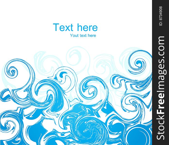 Blue background  with space for your text. Blue background  with space for your text
