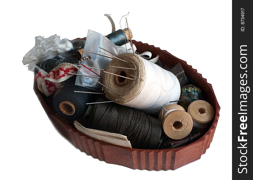 Thread and needle box