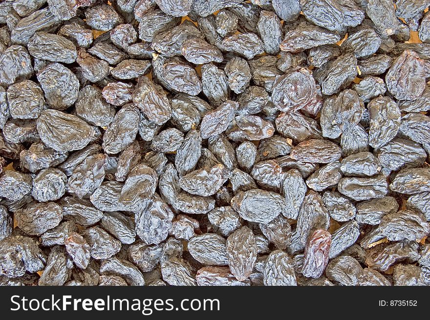 Juicy raisins, simplicity food background