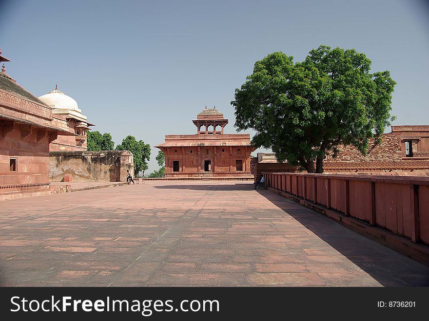 The ghost city of Fatehpur Sikri in India. The ghost city of Fatehpur Sikri in India