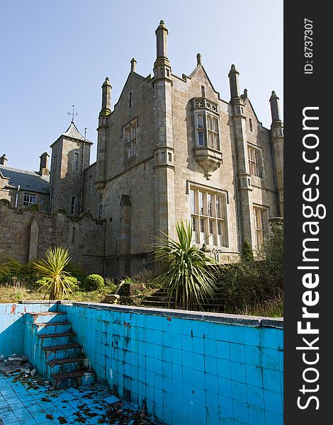 Mansion And Derelict Pool