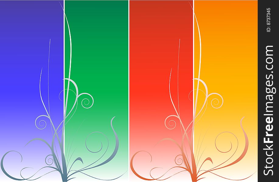 Vector figure of a background with elements design
