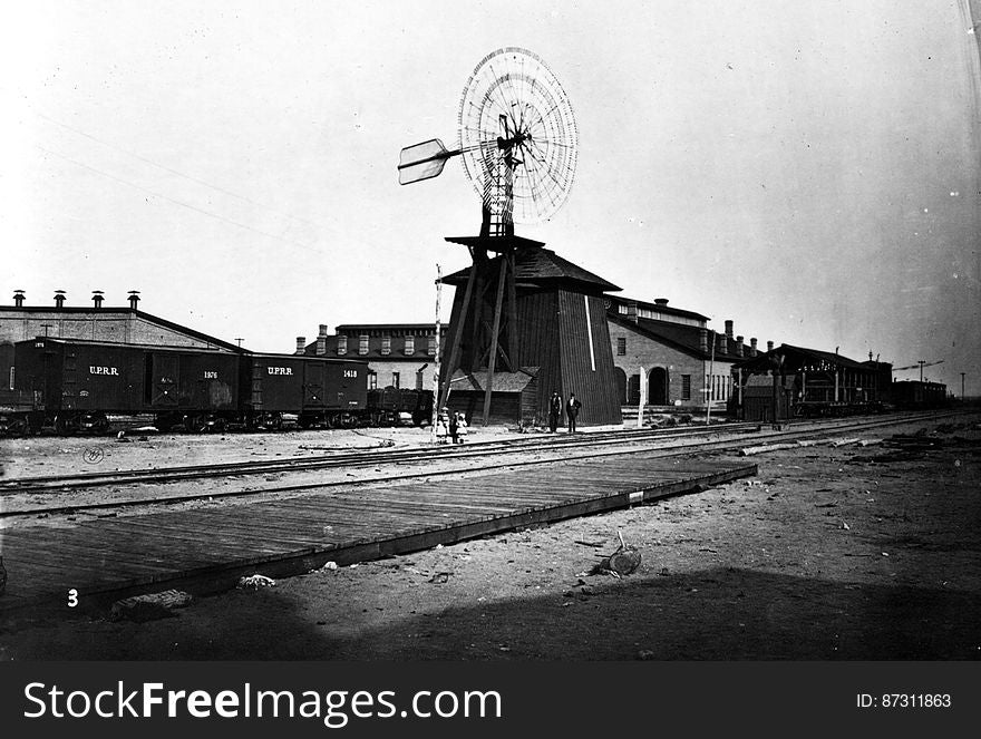 1869 Windmill At North Platte Station