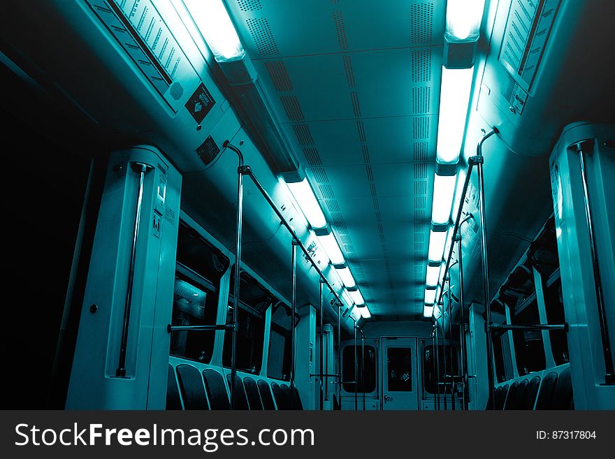 Empty Train At Night