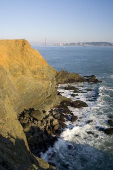 California Coastline With Golden Gate Bridge Stock Photos California Coastline With Golden Gate Bridge Stock Photos