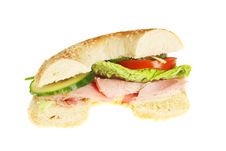 Ham Salad Bagel Stock Photos Ham Salad Bagel Stock Photos