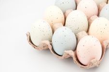 Easter Eggs In Crate Stock Photos Easter Eggs In Crate Stock Photos