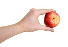 Hand Holding Red Apple Royalty Free Stock Photo Hand Holding Red Apple Royalty Free Stock Photo