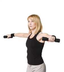 Woman Working Out Stock Image Woman Working Out Stock Image
