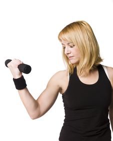 Woman Working Out Royalty Free Stock Images Woman Working Out Royalty Free Stock Images