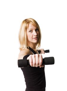 Woman Working Out Stock Image Woman Working Out Stock Image