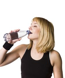 Girl Drinking Water Stock Photos Girl Drinking Water Stock Photos