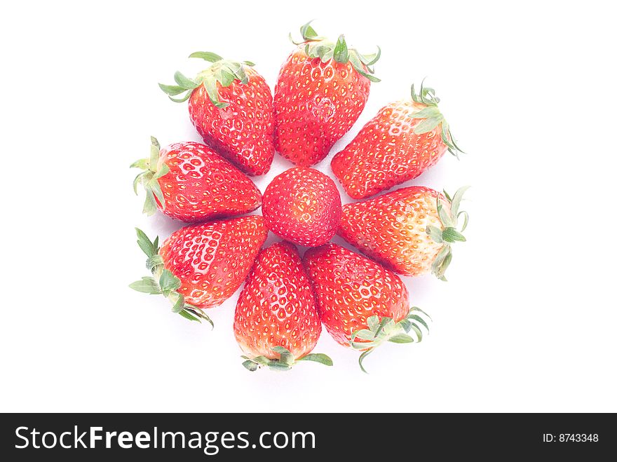 Strawberry Isolated On White