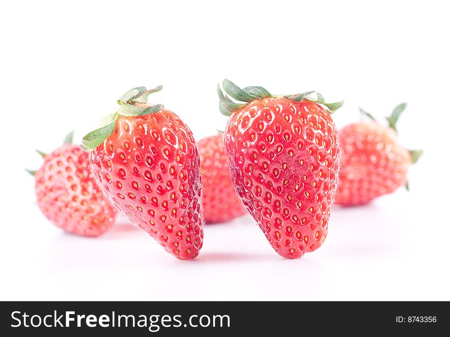 Strawberry Isolated on White