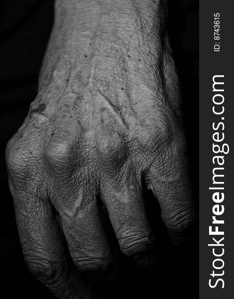 Senior S Aged Hand