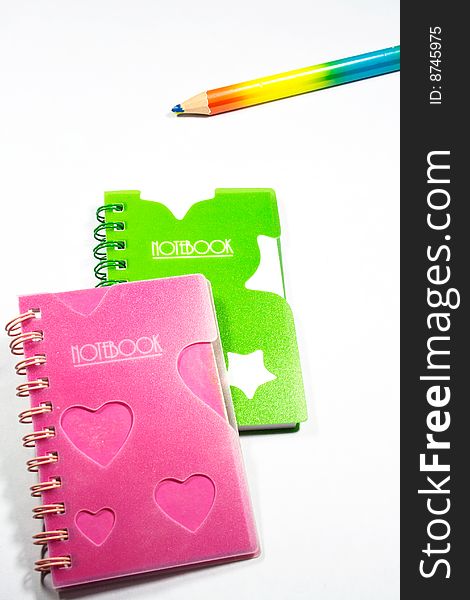 Back To School Notebook And Pencil