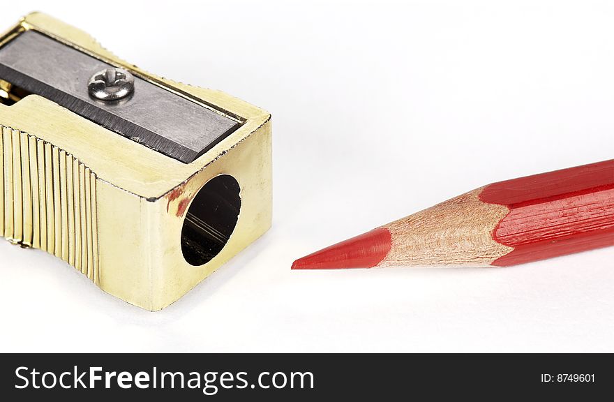 Pencil And Sharpener