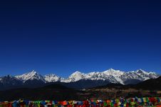 God Mountain Of Tibetan- Meili Stock Image