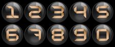 Black Buttons And Numbers On It Stock Image Black Buttons And Numbers On It Stock Image