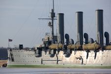 Russian Cruiser Aurora Royalty Free Stock Images Russian Cruiser Aurora Royalty Free Stock Images