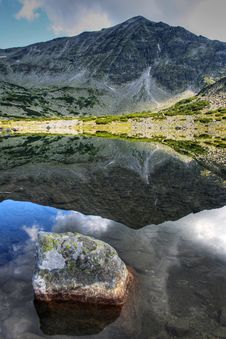 The Glacial Lake In Rila Stock Photo The Glacial Lake In Rila Stock Photo